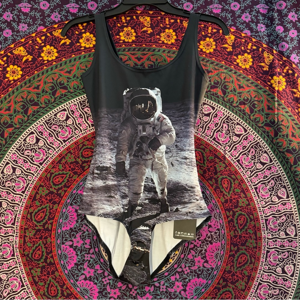 BlackMilk Clothing- The Moonwalker Swim- Size Medium- BNWT. Astronaut Swim